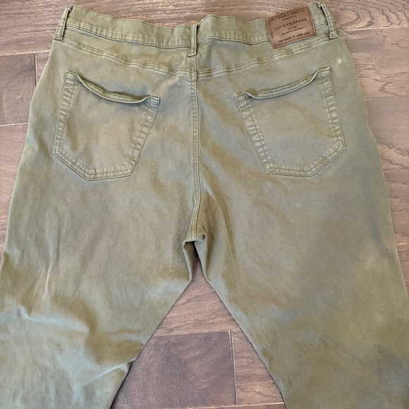 Lucky Brand 410 Athletic Slim Olive Pants 40x30 – Stretch Twill - Picture 9 of 9